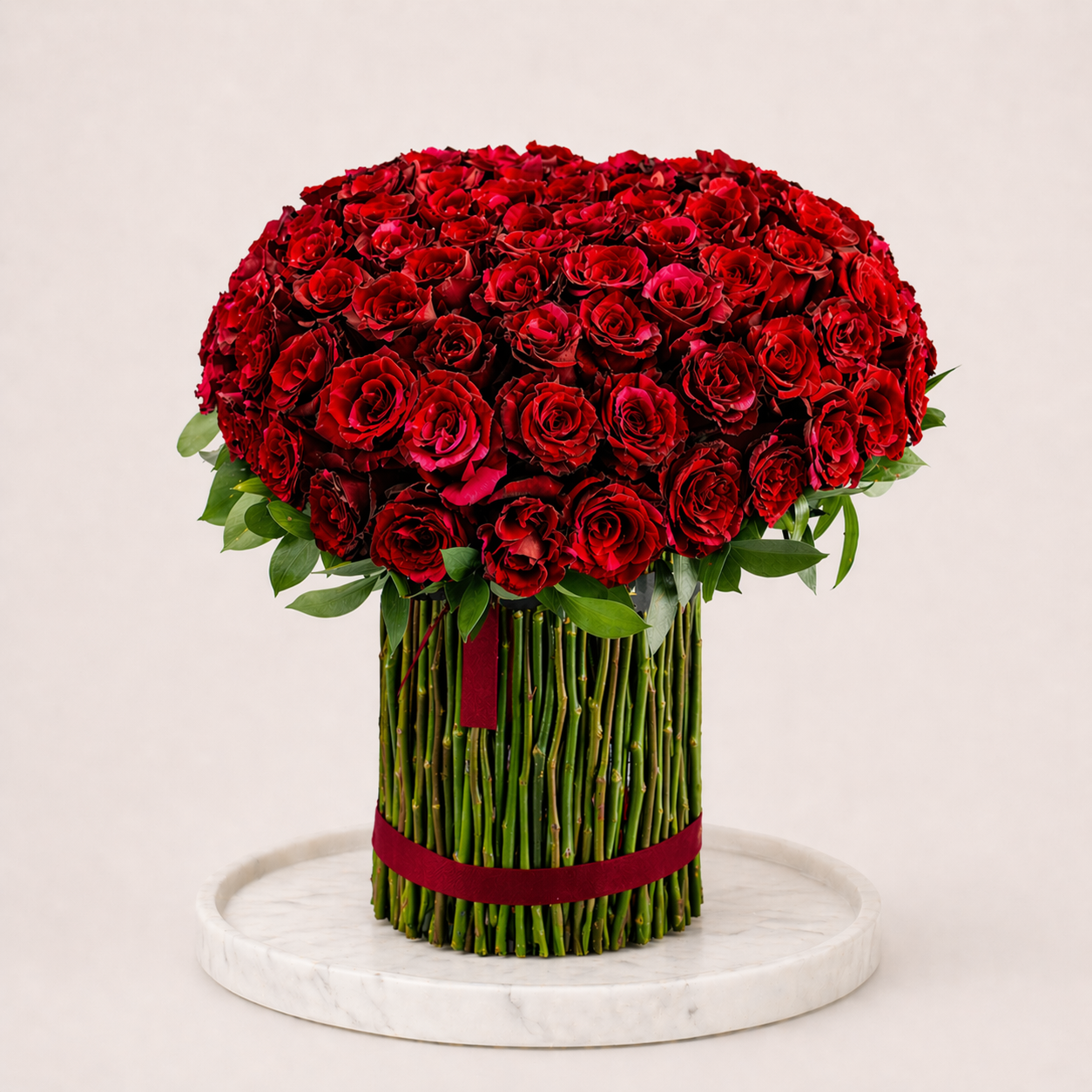 Herzförmiger Premium-Rosenstrauß