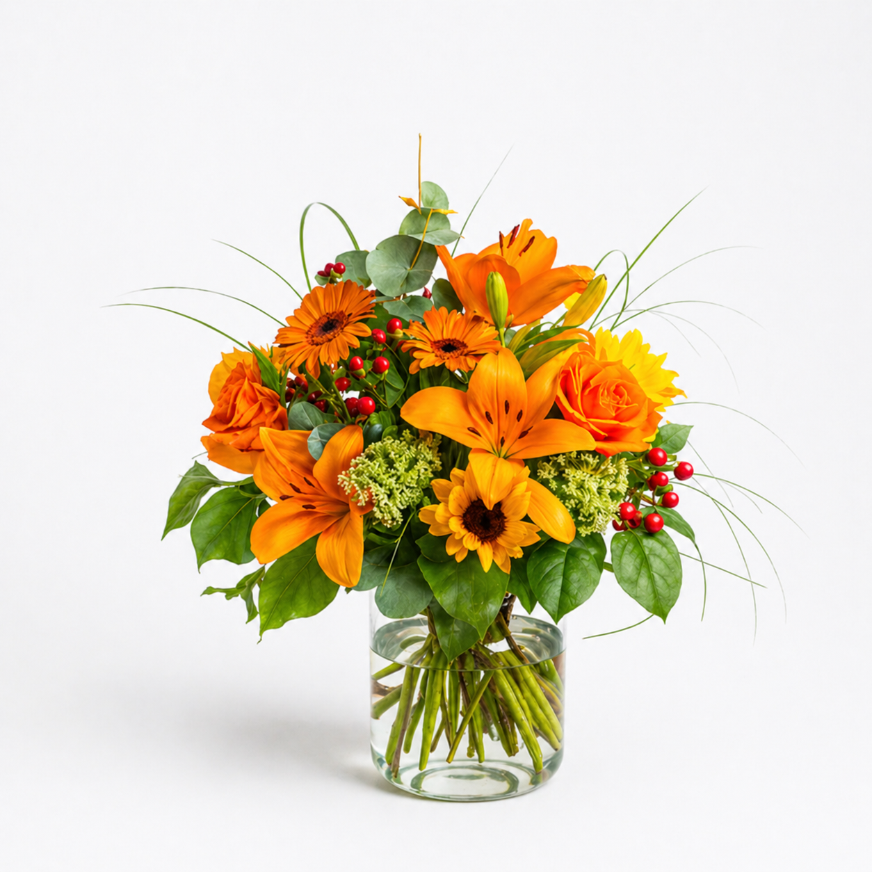 Orange flame