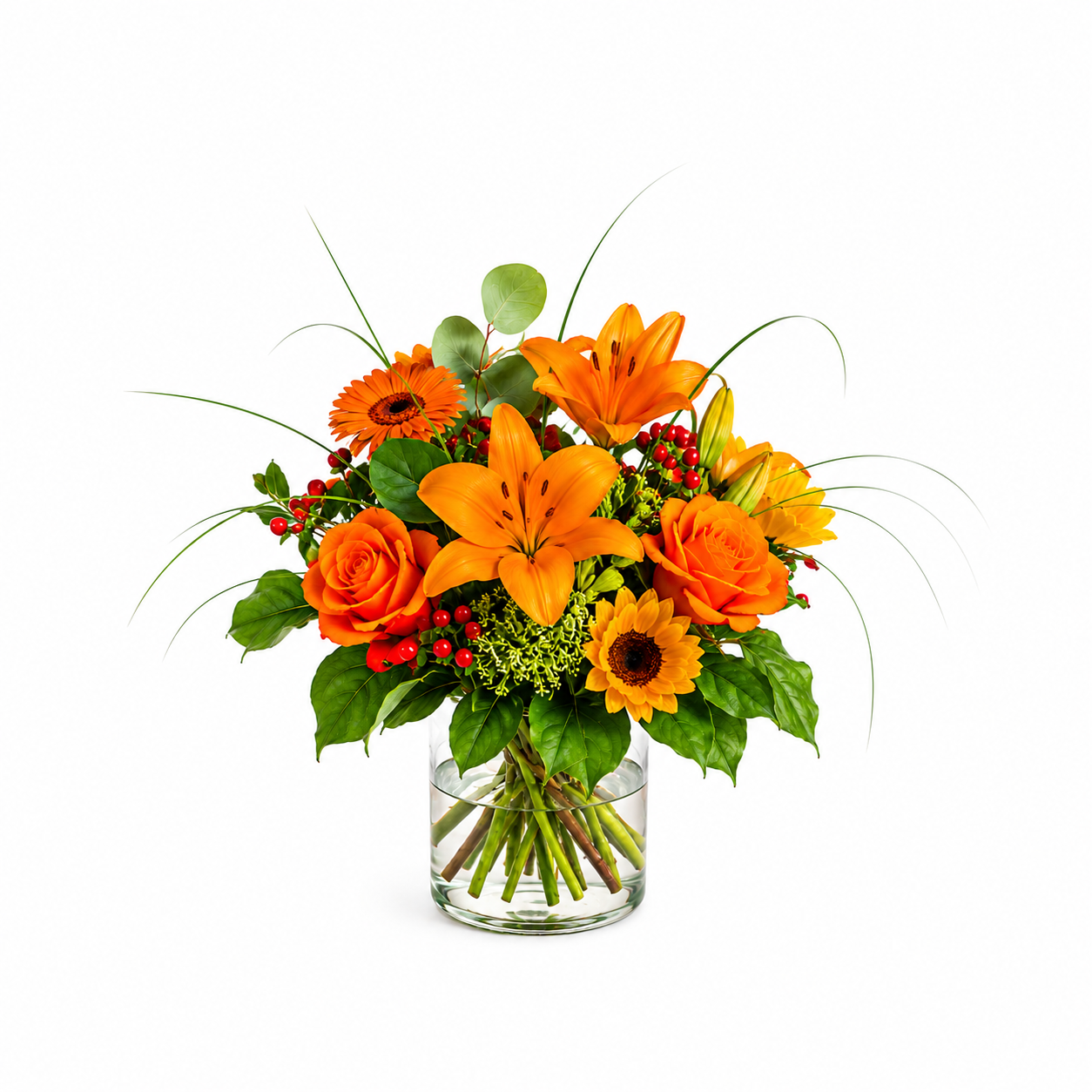 Orange flame
