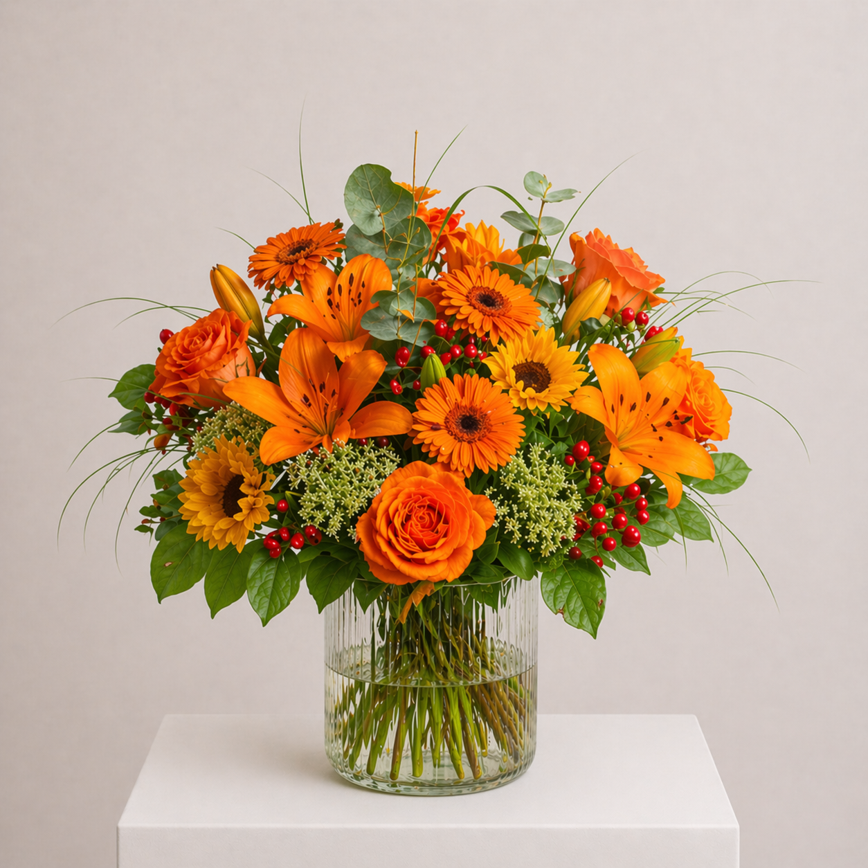 Orange flame