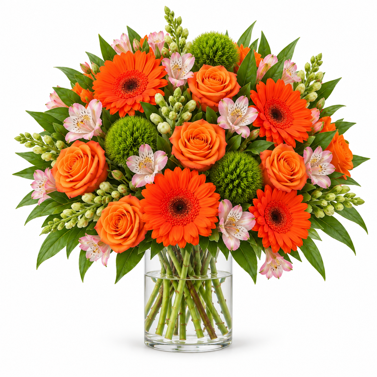 Mandarin Mambo – flower bouquet in size L