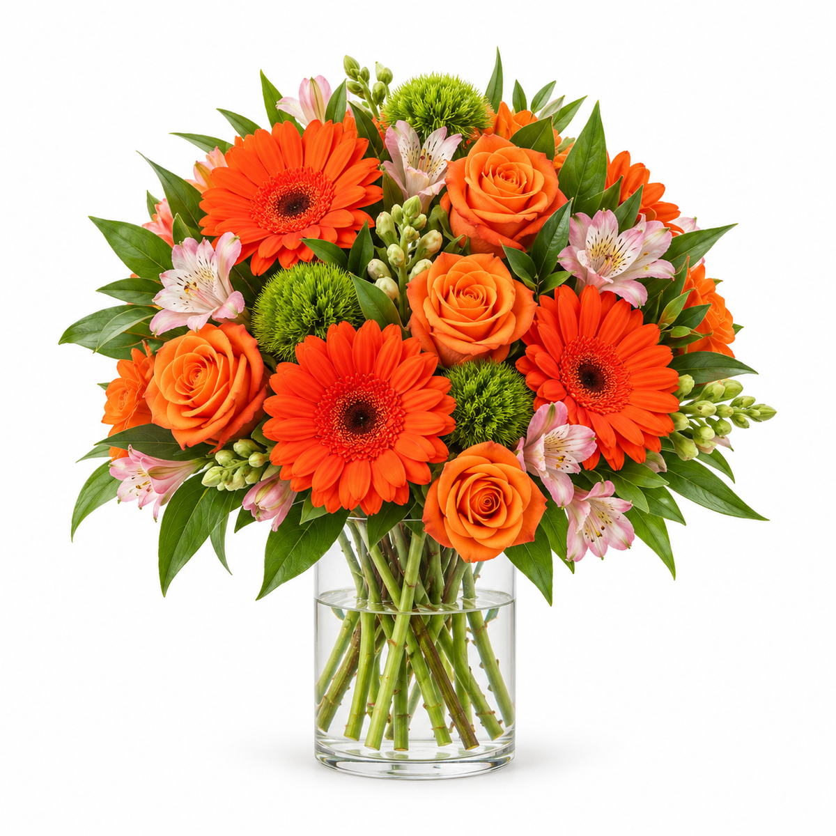 Mandarinenmambo – Blumenstrauß in Größe M