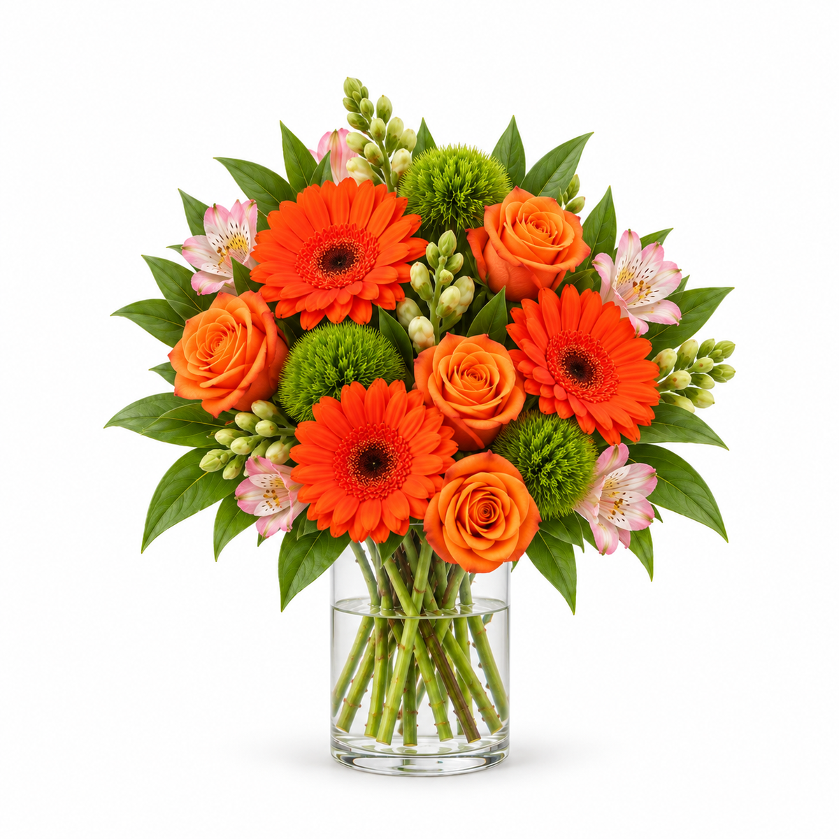 Mandarinenmambo – Blumenstrauß in Größe S