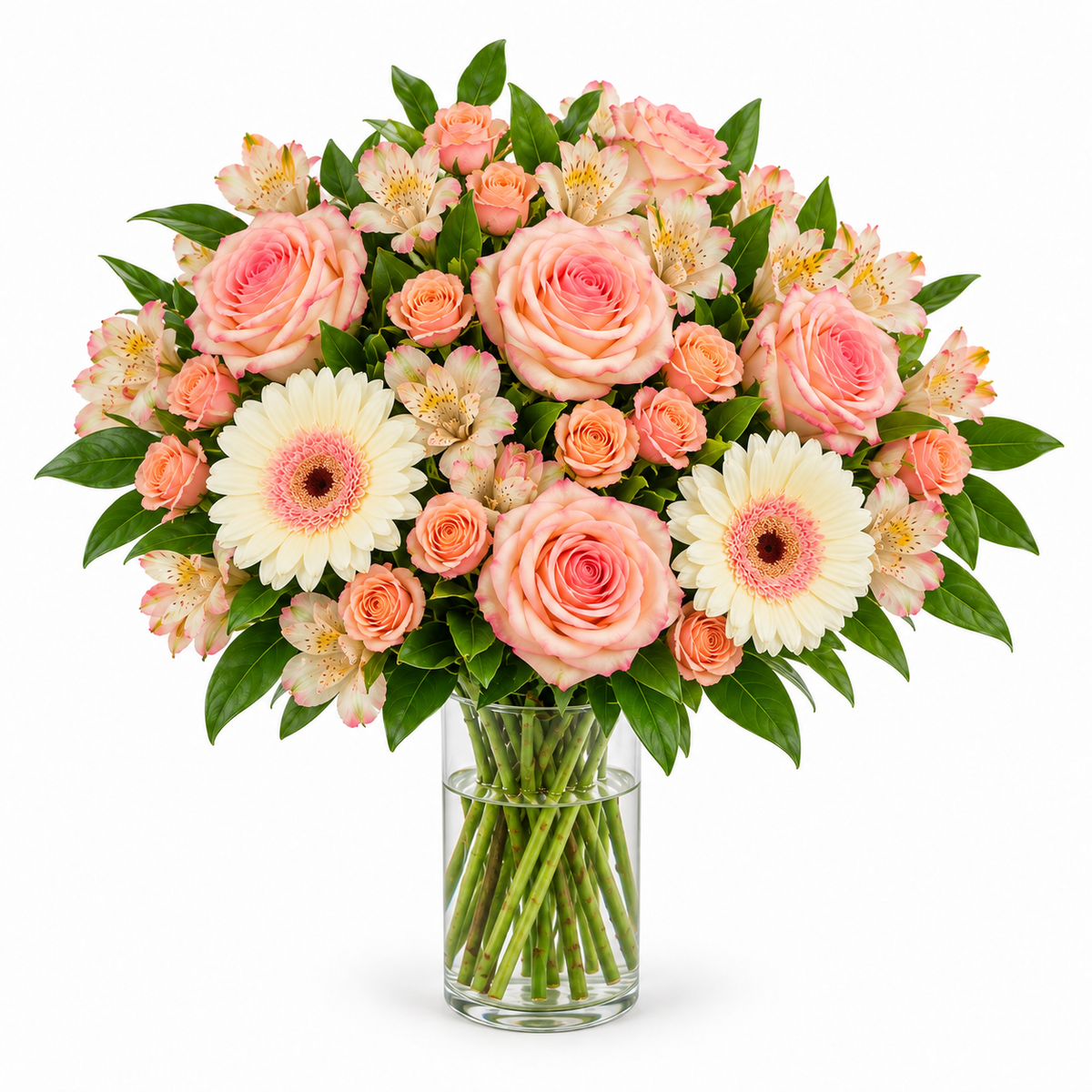 Rosa mit Haltung – Blumenstrauß in Größe L