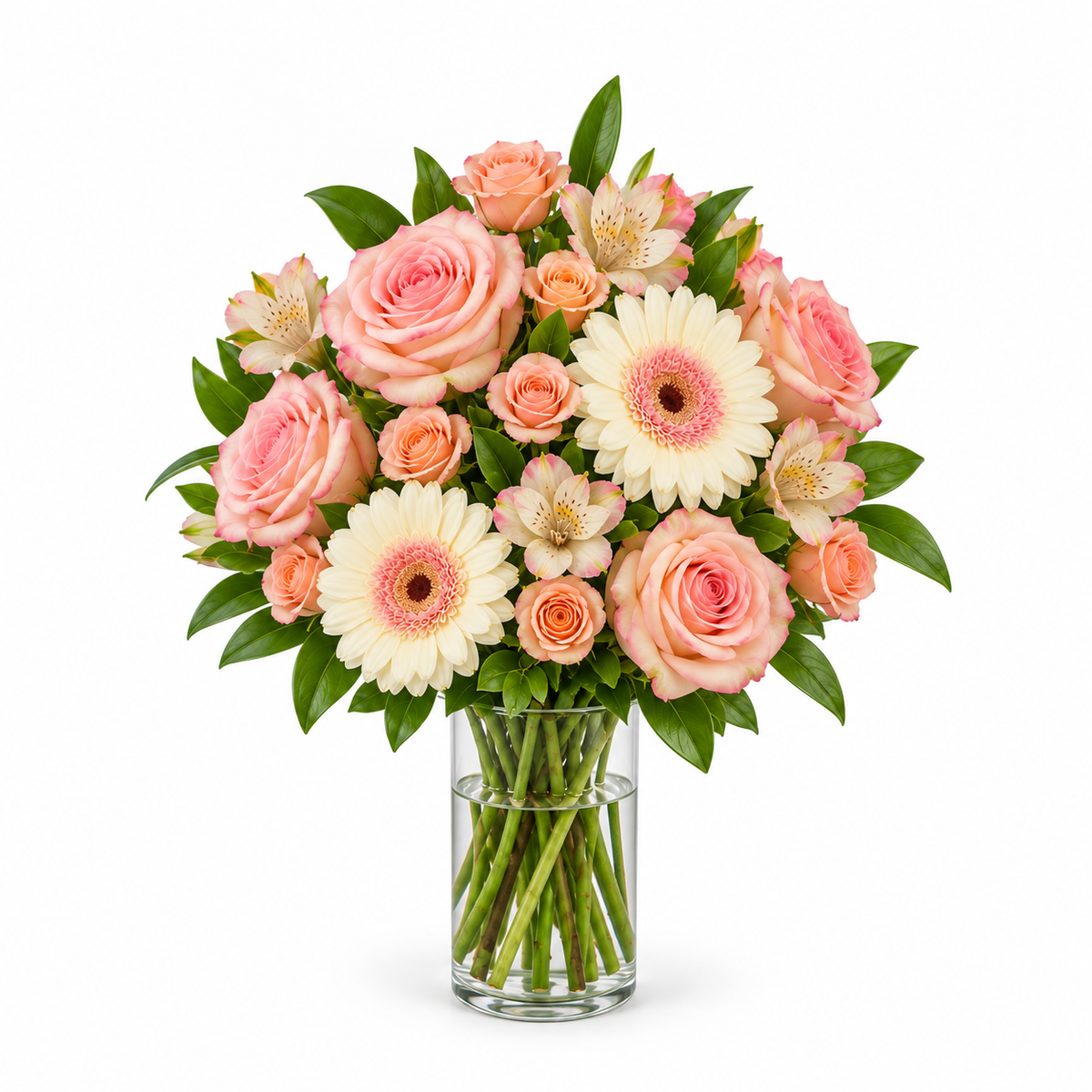 Rosa mit Haltung – Blumenstrauß in Größe S