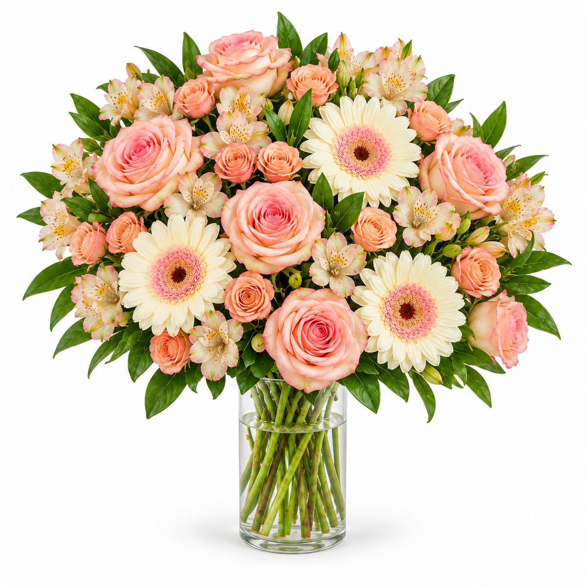 Rosa mit Haltung – Blumenstrauß in Größe XL