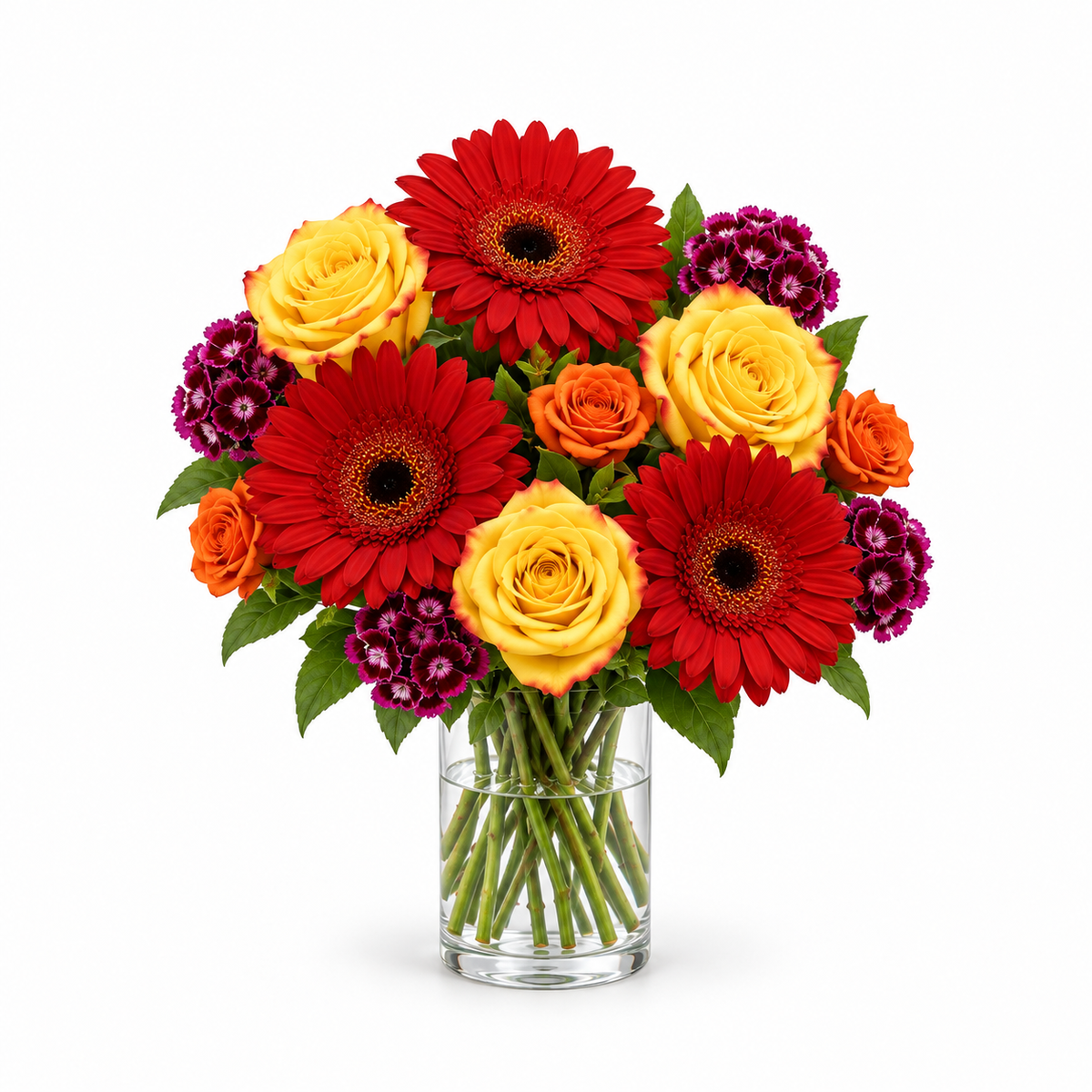 Velvet & Sangria – flower bouquet in size S