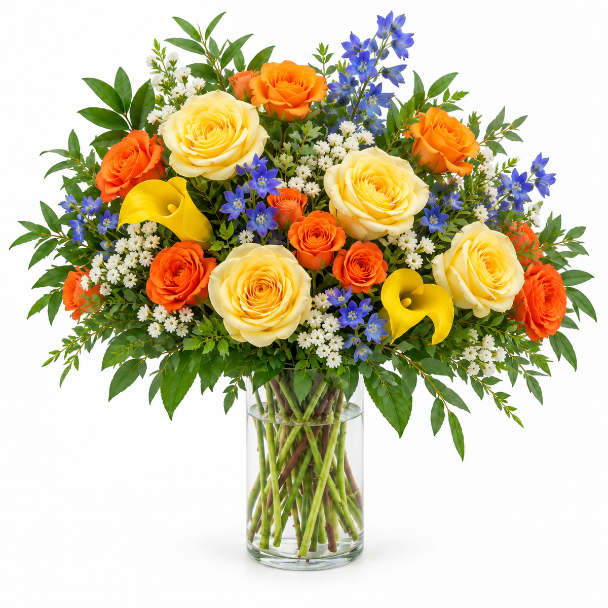 Citrus Spritz – flower bouquet in size L