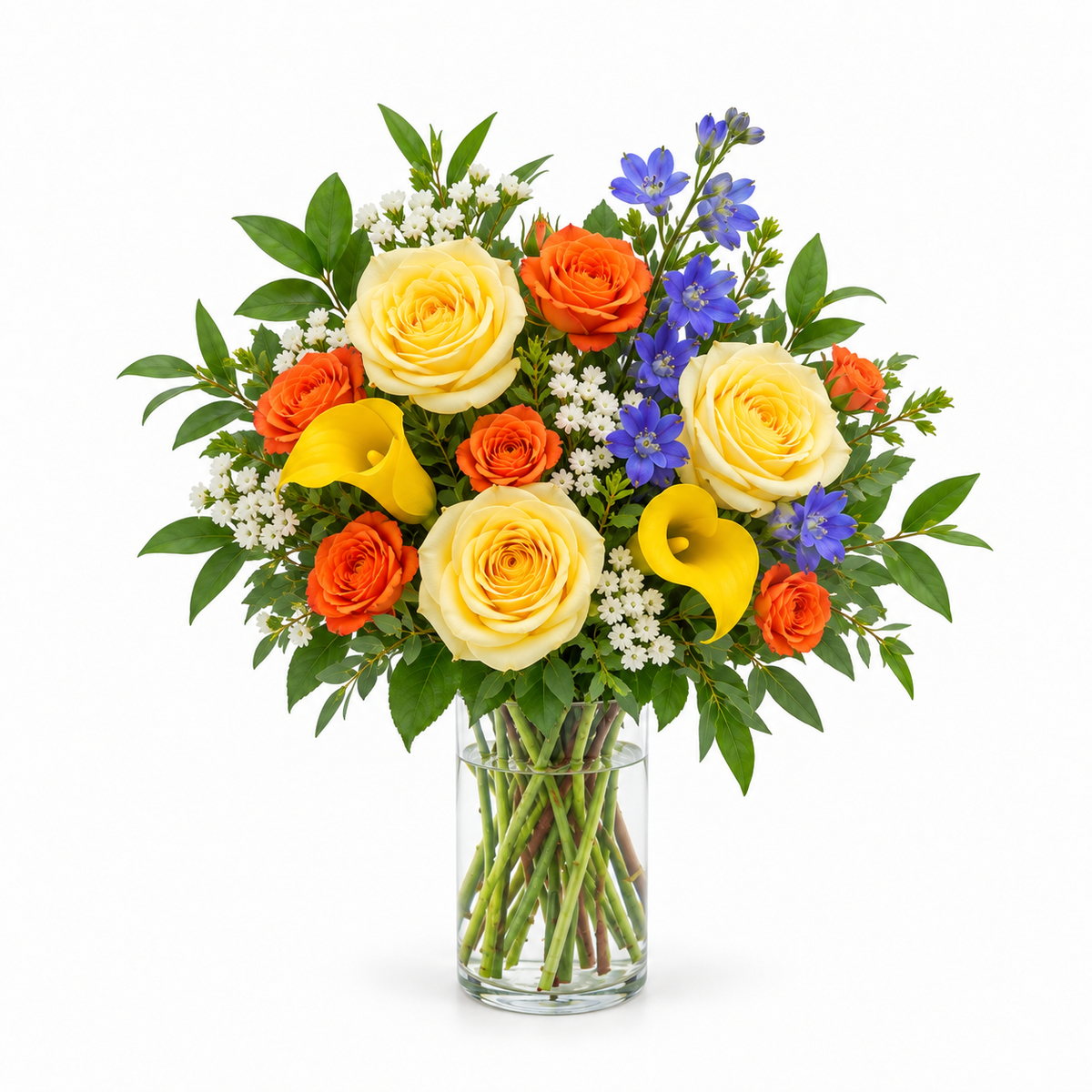 Citrus Spritz – flower bouquet in size S
